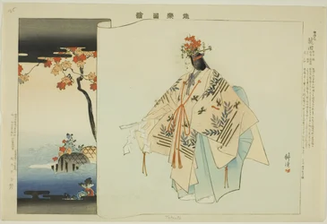 Tatsuta, de la série "Images de performances No"