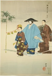 Tori-oi-bune, de la série "One Hundred No Dramas (Nogaku hyakuban)".