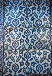 Panneau de carreaux ottomans (céramique)