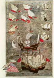 La flotte ottomane de Tarik-y Bayezid