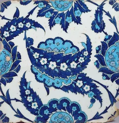 Carreau, Iznik, turc, 1540-50