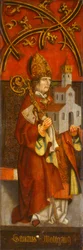 Saint Wolfgang, vers 1500-1525 (huile sur panneau)