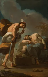 Mercure sur le point de décapiter Argus, vers 1770-1775