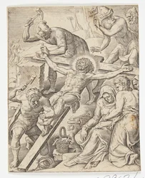 Christ cloué sur la croix