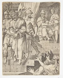 Pilate se lavant les mains