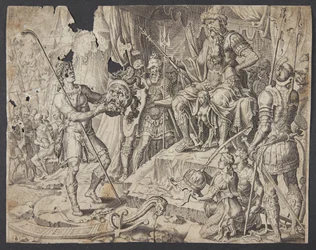 David décapitant Goliath