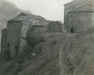 Abbaye de San Pietro al Monte, Civate, Lombardie, Italie, photographie d