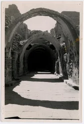 Galerie 94 orientée vers le sud, monastère de Saint-Siméon, Assouan, Égypte, photographie d