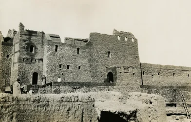 Monastère de Saint-Siméon après sa restauration, Assouan, Égypte, photographie d