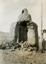 Tombe dans la nécropole, Qasr Ibrim, Egypte, photographie d