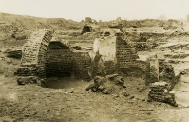 Bâtiment trilobé, al-Fustat, Egypte, photographie d