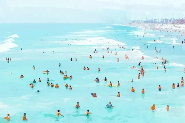 Journée à la plage de Turquoise