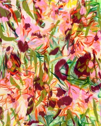 Abstrait floral éclatant