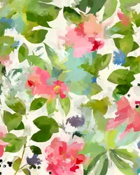 Une impression florale éclatante
