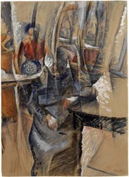 Intérieur avec deux figures féminines