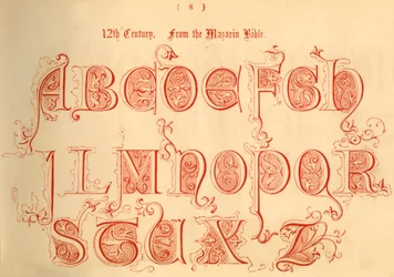 XIIe siècle. De la Bible Mazarin, 1862