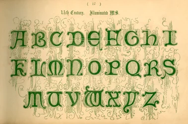 14e siècle. Manuscrit enluminé, 1862