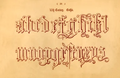 16ème siècle. Gothique, 1862