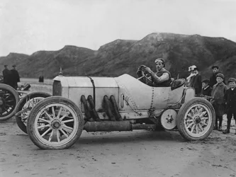 Mercedes 1908, A.W. Tate à Saltburn