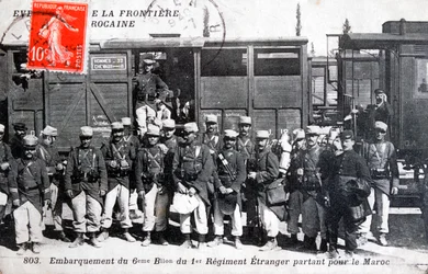 1er régiment de la Légion étrangère française, Maroc, 1911