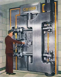 Porte de trésor de 30 tonnes