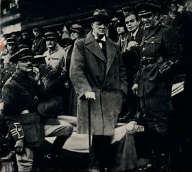 Défilé de la 47e division, 1918, 1945