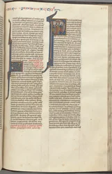 74. Fol. 463r, Actes, initiale historiée P, l