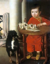 Un garçon avec des jouets