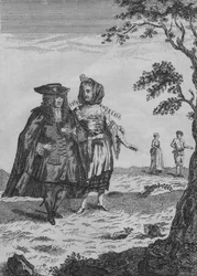 Un bourgmestre et sa femme, fin 17e-début 18e siècle
