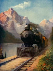 Un express transcontinental canadien du Pacifique, 1930