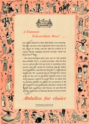 Un célèbre roué édouardien Abdullas pour le choix, 1939