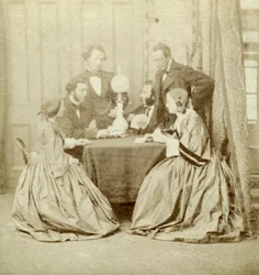 Une partie de cartes, 19ème siècle