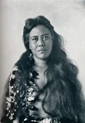 Une danseuse de hula, Honolulu, Hawaï, 1902