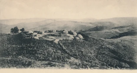 Un kraal kafir - Zululand, début du 20e siècle
