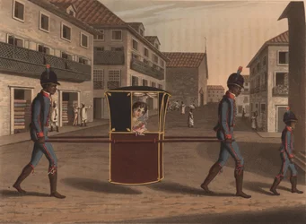 Une dame en visite, 1816