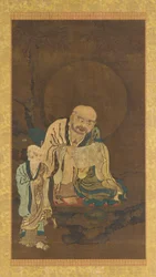 Un Luohan et un assistant, dynastie Ming, 1368-1644