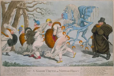Une vérité nue, ou gel mordant, 1803