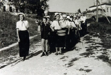 Unité de pionniers au camp de pionniers de toute l