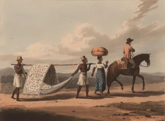 Un planteur et sa femme en voyage, 1816
