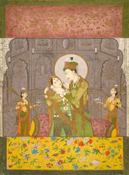 Un prince et sa consort, vers 1790