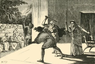 Une comédie romaine, 1890