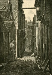 Une rangée, Yarmouth, 1898
