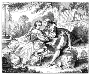 Une bergère, 1885