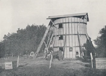 Un silo, près de Mildura, Victoria, 1923