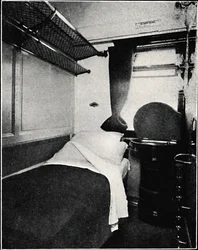 Une couchette sur le Night Scotsman, London & North Eastern Railway, 1926