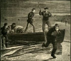 Une expédition de contrebande, 1881