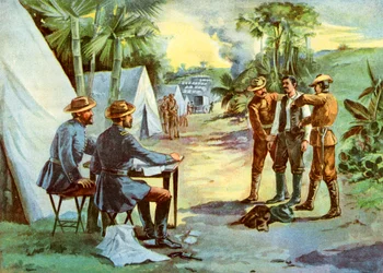 Un espion espagnol dans le camp, guerre hispano-américaine, 1898