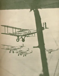 Un escadron de la Royal Air Force en formation, 1927