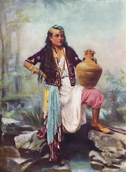 Une fille syrienne à une source, 1902