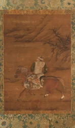 Un chasseur tartare sur son cheval, dynastie Ming, XVe siècle